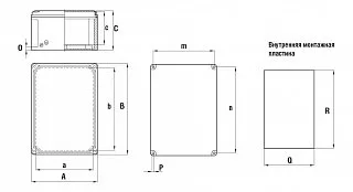 Взрывозащищенная клеммная коробка КНВ-А3021 из алюминиевого сплава
